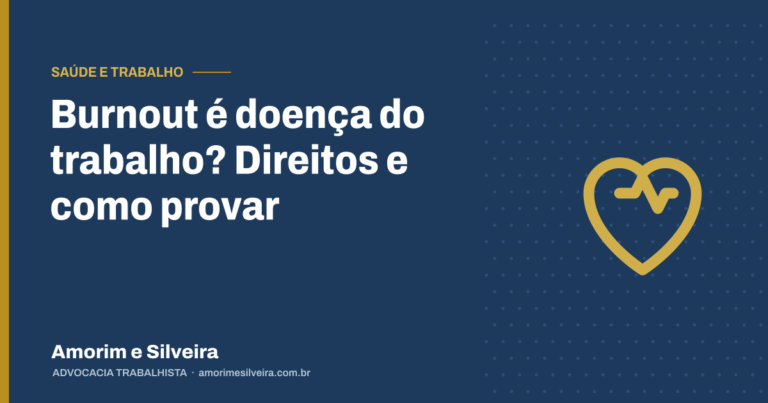 Burnout é doença do trabalho? Direitos e como provar