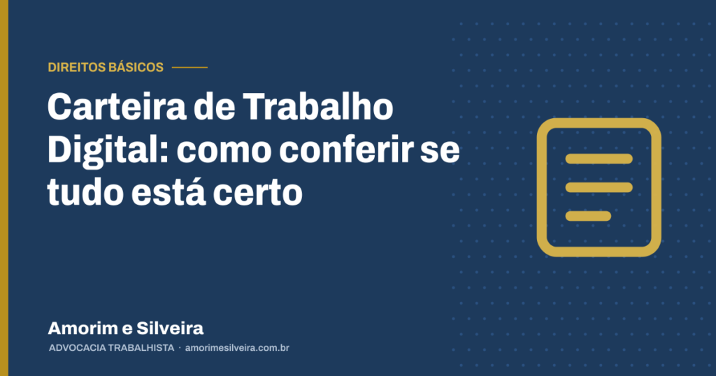 Carteira de Trabalho Digital: como conferir se tudo está certo