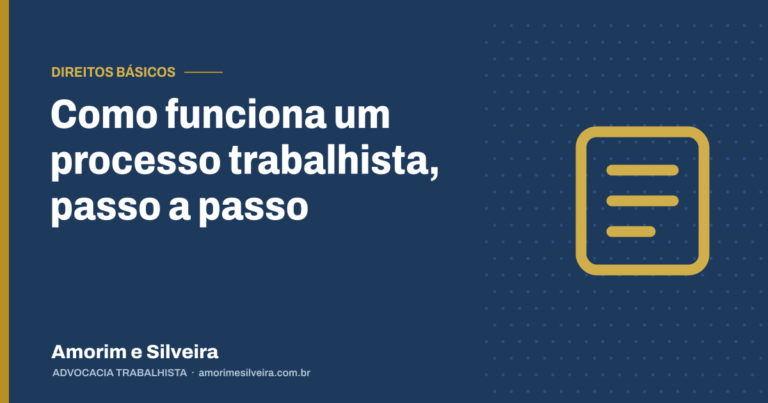 Como funciona um processo trabalhista, passo a passo