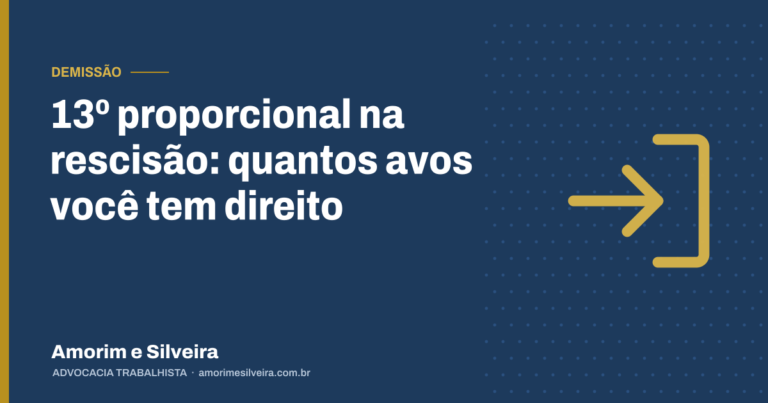 13º proporcional na rescisão: quantos avos você tem direito
