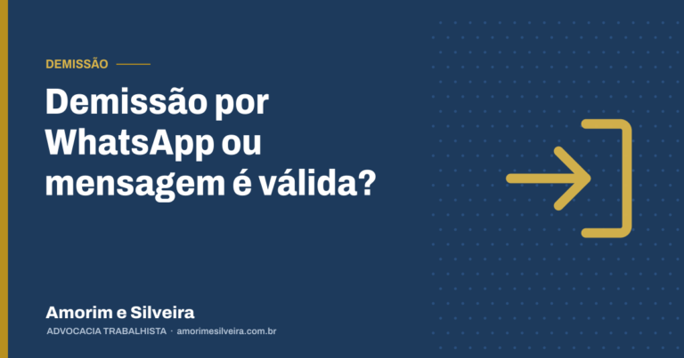 Demissão por WhatsApp ou mensagem é válida?