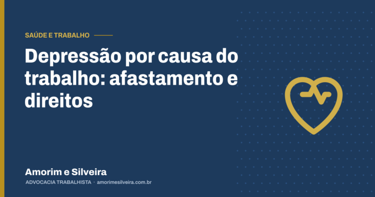 Depressão por causa do trabalho: afastamento e direitos