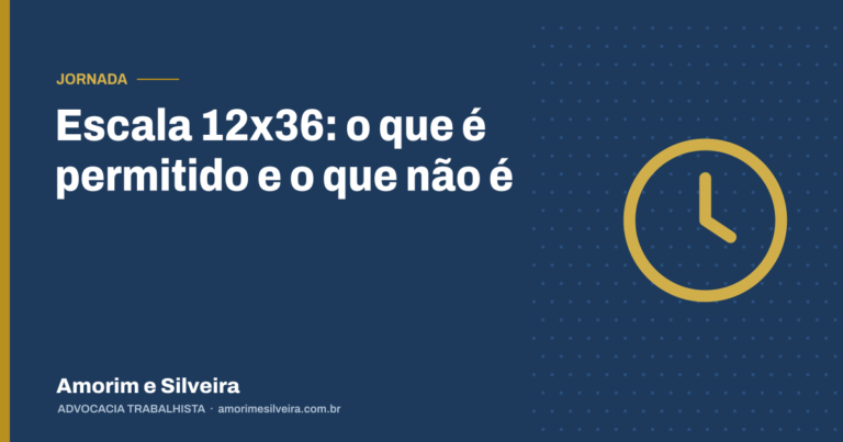 Escala 12×36: o que é permitido e o que não é
