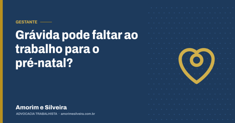 Grávida pode faltar ao trabalho para o pré-natal?