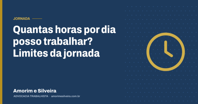 Quantas horas por dia posso trabalhar? Limites da jornada