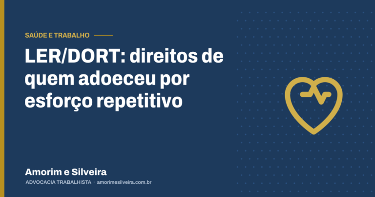 LER/DORT: direitos de quem adoeceu por esforço repetitivo