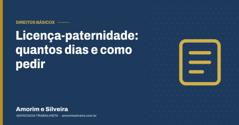 Licença-paternidade: quantos dias e como pedir