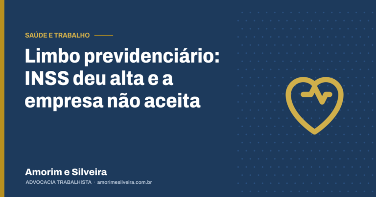 Limbo previdenciário: INSS deu alta e a empresa não aceita
