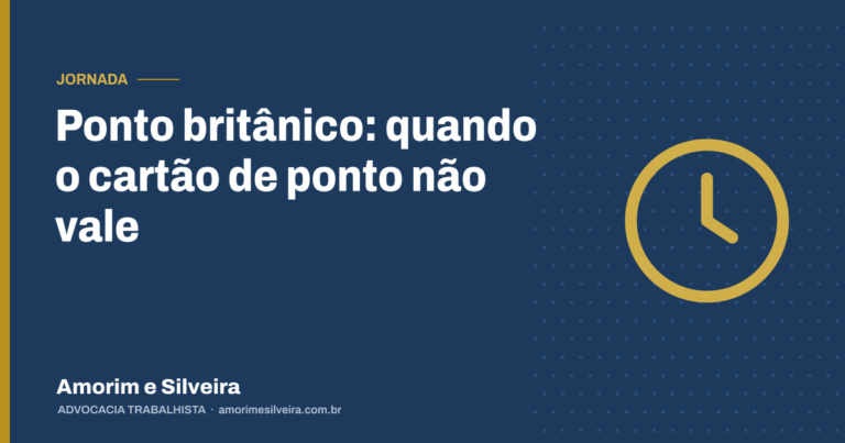 Ponto britânico: quando o cartão de ponto não vale