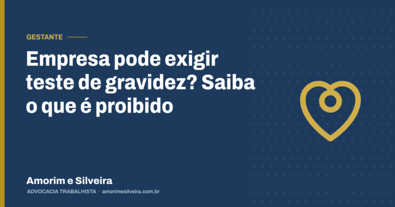 Empresa pode exigir teste de gravidez? Saiba o que é proibido